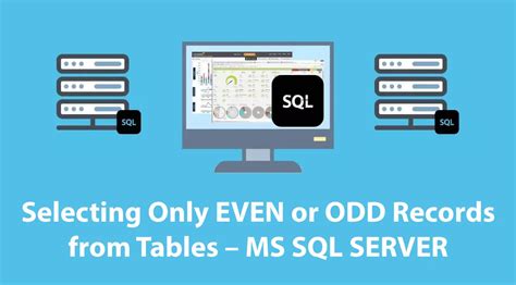 sql server select odd numbers|Selecting Only EVEN or ODD Records from Tables – .